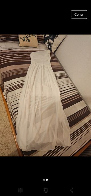 Vestido blanco estilo romano
