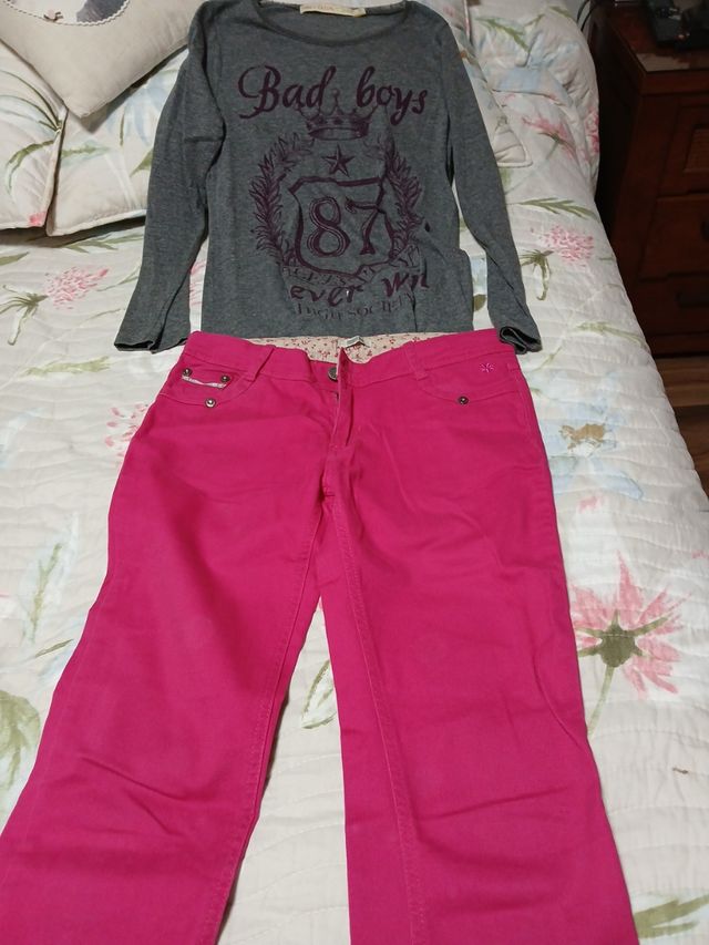 Conjunto niña 14 años: camiseta+pantalón
