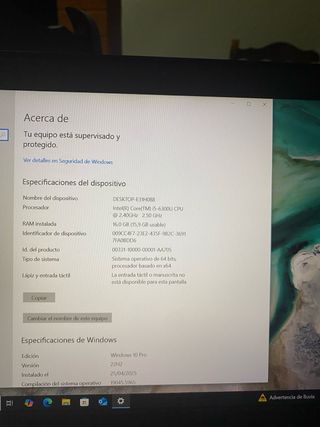 Lenovo Thinkpad T560 i5 VPro - 465GB y 16 GB
