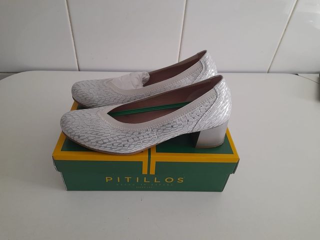 Zapatos Pitillos mujer - Plata - 40