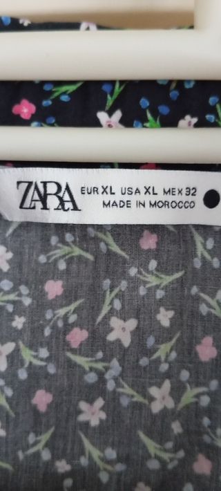 Vestido Zara estampado flores