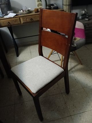 Mesa Comedor Madera Maciza 6 Sillas