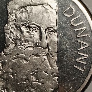 Suiza 5 Francos 1978 Henry Dunant – Conmemorativa.