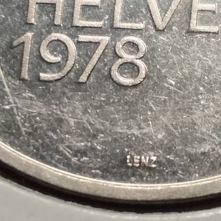 Suiza 5 Francos 1978 Henry Dunant – Conmemorativa.