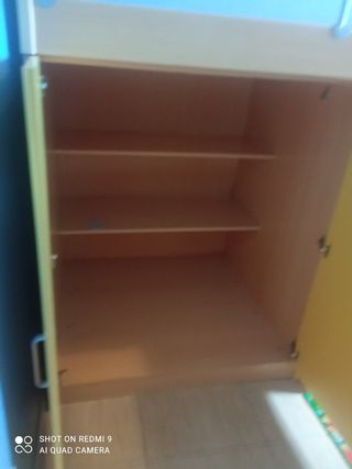 Cama litera infantil amarilla