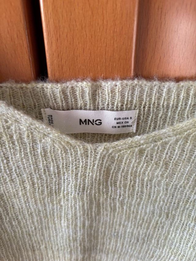 Top Mango verde - Talla S