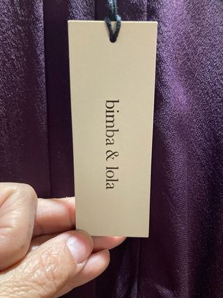 BIMBA Y LOLA - vestido seda