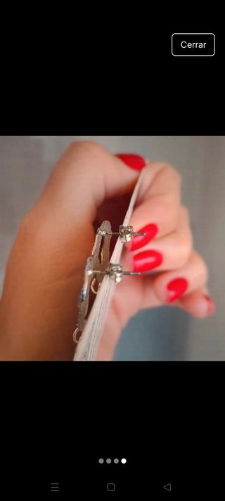 Pendientes Zara turquesa