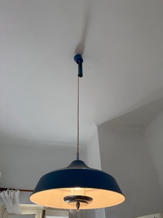 2 Lámparas antiguas de madera