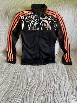 Conjunto Deportivo Adidas - Talla XS Negro/Rosa 