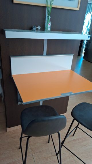 Mesa plegable cocina - naranja