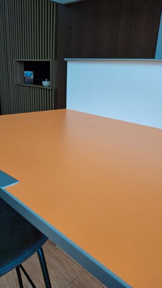 Mesa plegable cocina - naranja