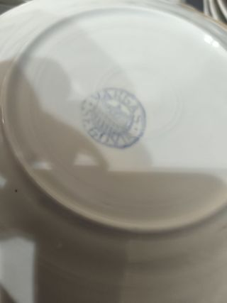 Vajilla porcelana dorada Segovia