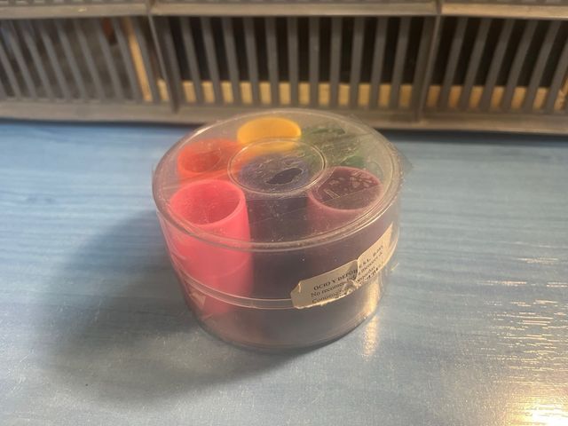 Fichas de parchís de colores