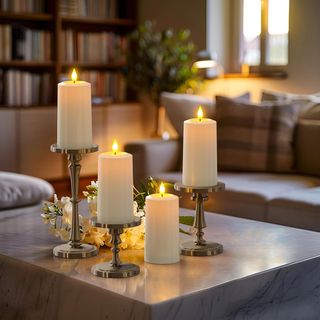 Candele LED ricaricabili con funzione Timer