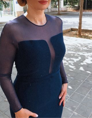Vestido Victoria azul - Vicky Martin Berrocal