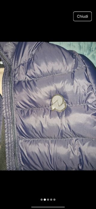 Giubbotto Invicta beige e blu