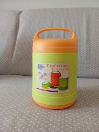 Thermos Canteen - Portavivande Verde Arancione