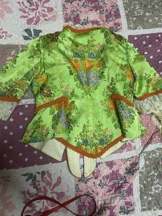 Traje festera niña - Verde & Naranja