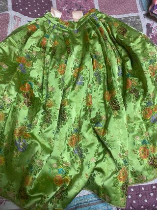 Traje festera niña - Verde & Naranja