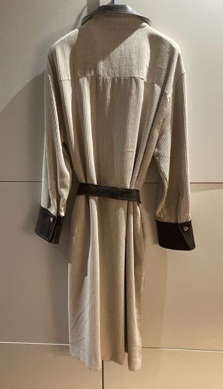 Vestido pana beige Purificación García