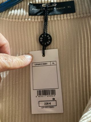 Vestido pana beige Purificación García