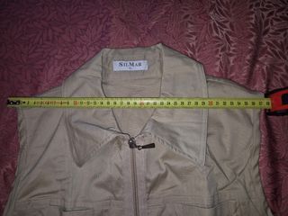 Completo donna cn gonna & gilet Silmar tg.XL beige