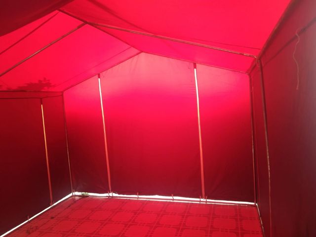 Carpa de 3 X 3, con cierre impermeable