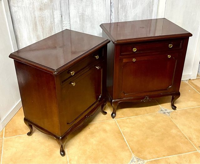 Mesillas noche madera - 2 uds