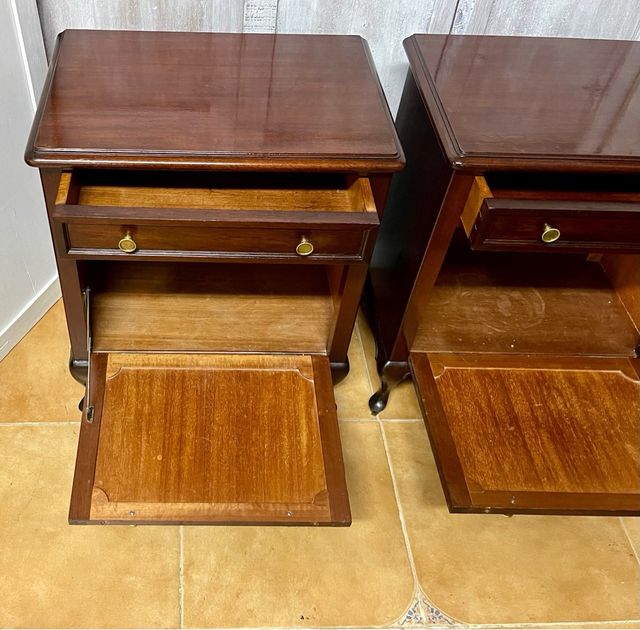 Mesillas noche madera - 2 uds