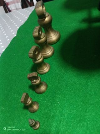 Balanza antigua de latón