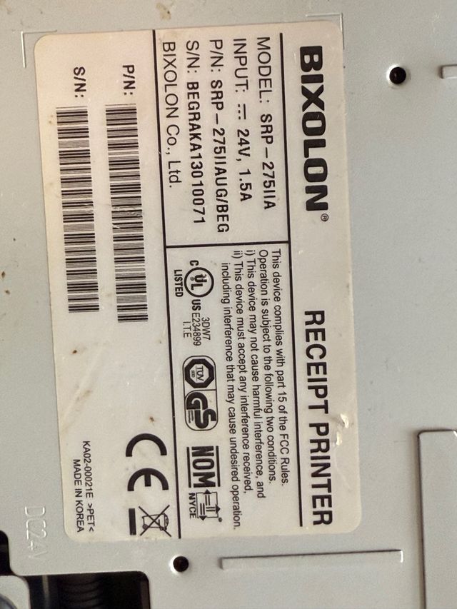 Impresora Bixolon SRP-275III USB