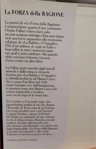 La Forza Della Ragione (Italian Edition)