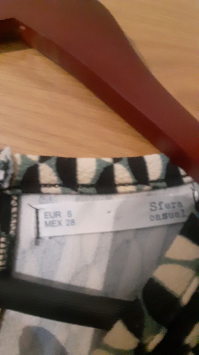 Vestido Sfera - Talla S - Beige y Negro