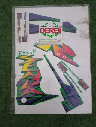 Pegatinas Derbi Senda R - Verde Turmalina