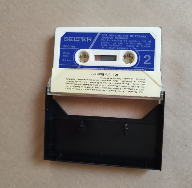 Casette Manolo Escobar: Por los caminos de España