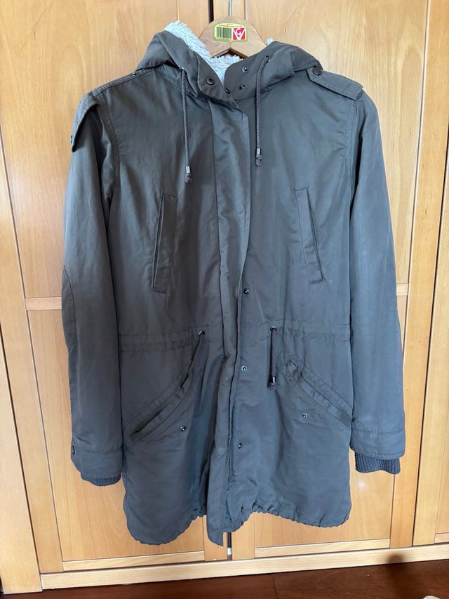 Abrigo militar borrego verde oliva