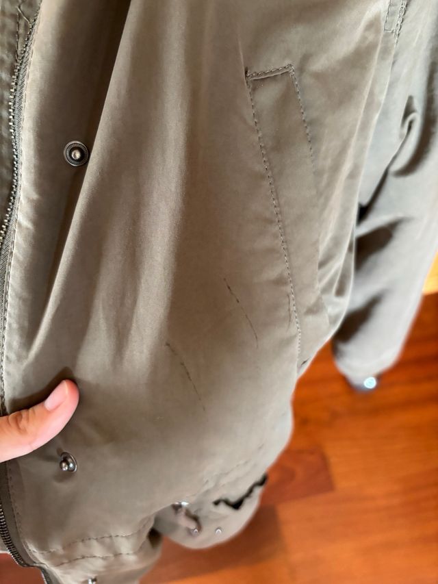 Abrigo militar borrego verde oliva