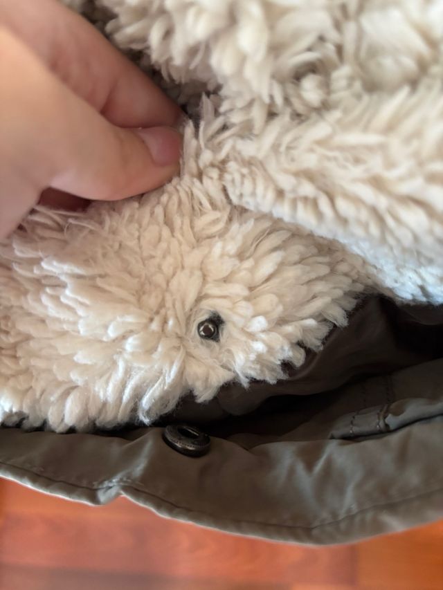 Abrigo militar borrego verde oliva