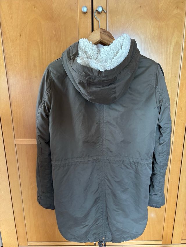 Abrigo militar borrego verde oliva