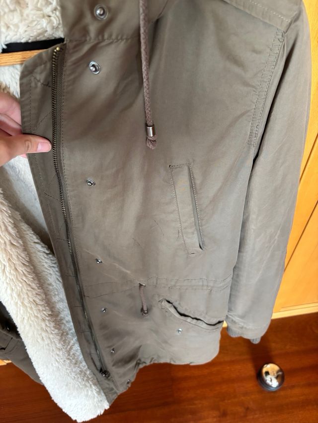 Abrigo militar borrego verde oliva