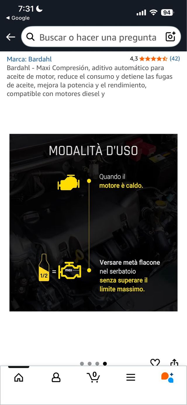 Bardahl Maxi Compresión - 473ml