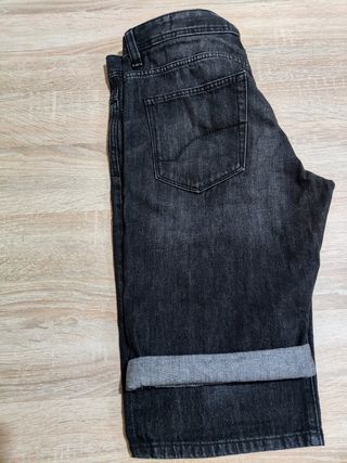 Bermuda vaquera negra - Talla 42