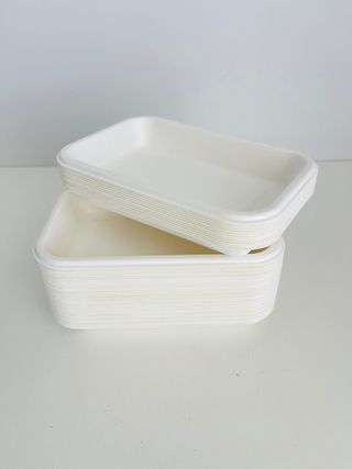 Bandejas de comida descartáveis (50 Unidades)