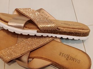 Ciabattine DAME ROSE oro N 37