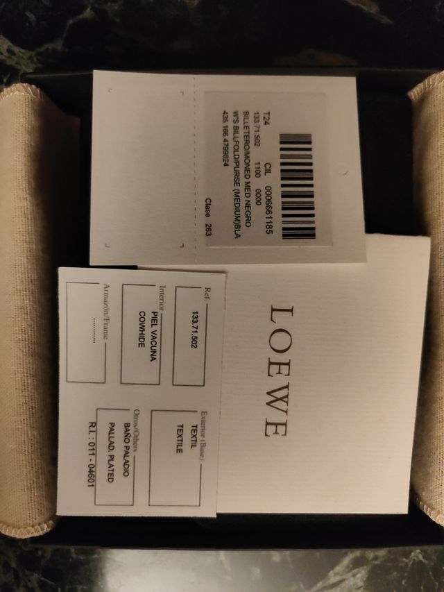Monedero/billetero Loewe