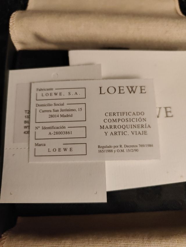 Monedero/billetero Loewe