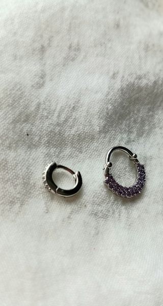 Pendientes creativos de cara abstracta