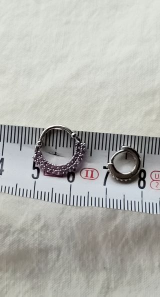 Pendientes creativos de cara abstracta