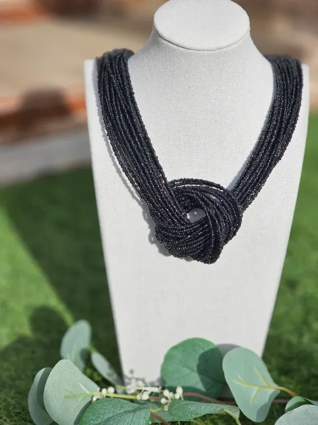 Collar Makamó nudo grande